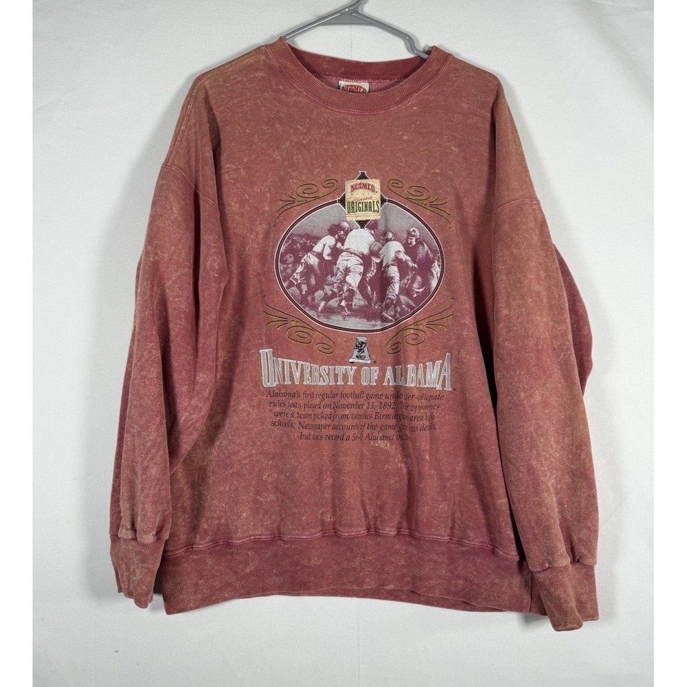 VTG Nutmeg Mills Classic Originals Sweatshirt Adult XL University of Alabama USA